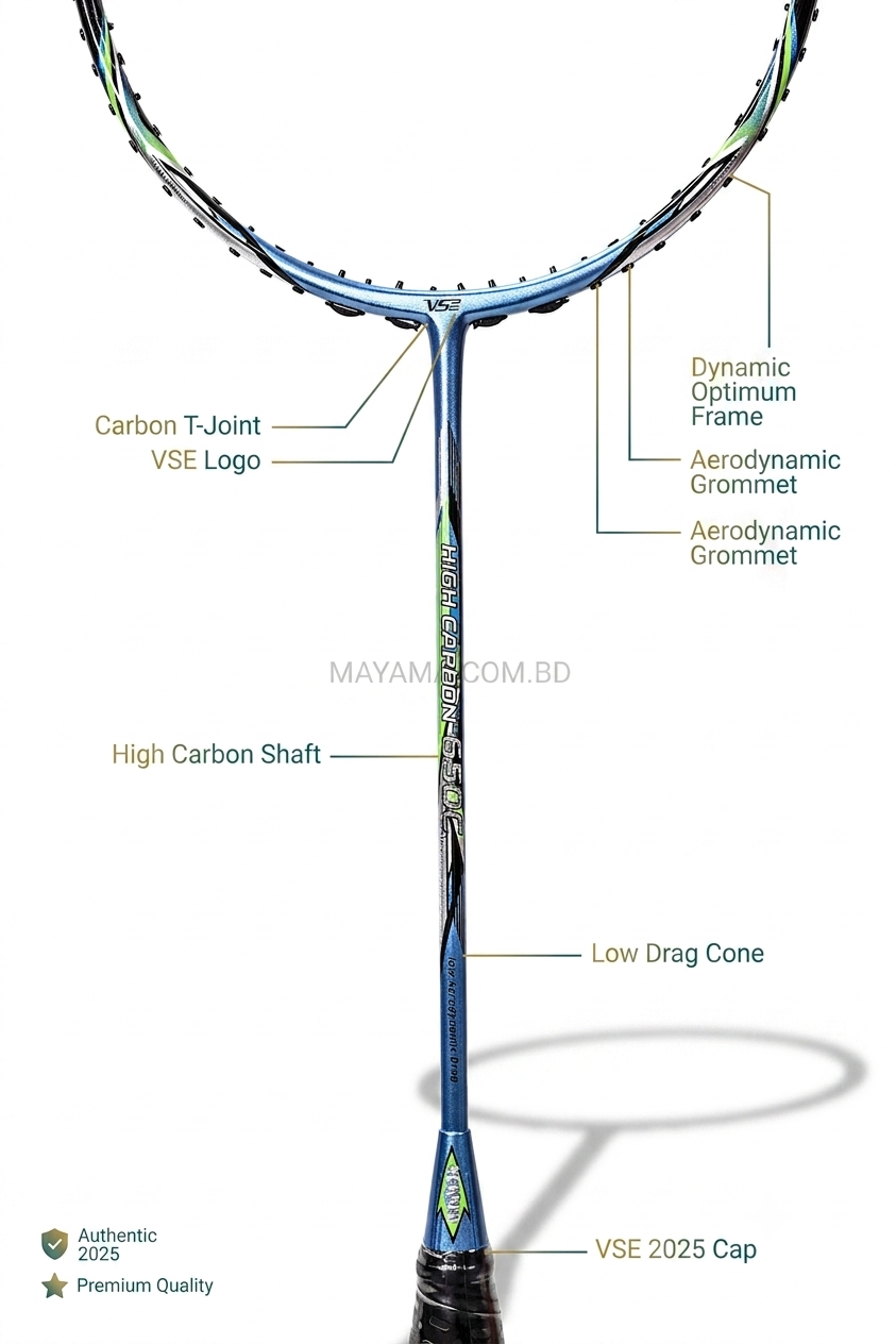 Vse Hua Long 2025 Edition Badminton Racket! Green Colour