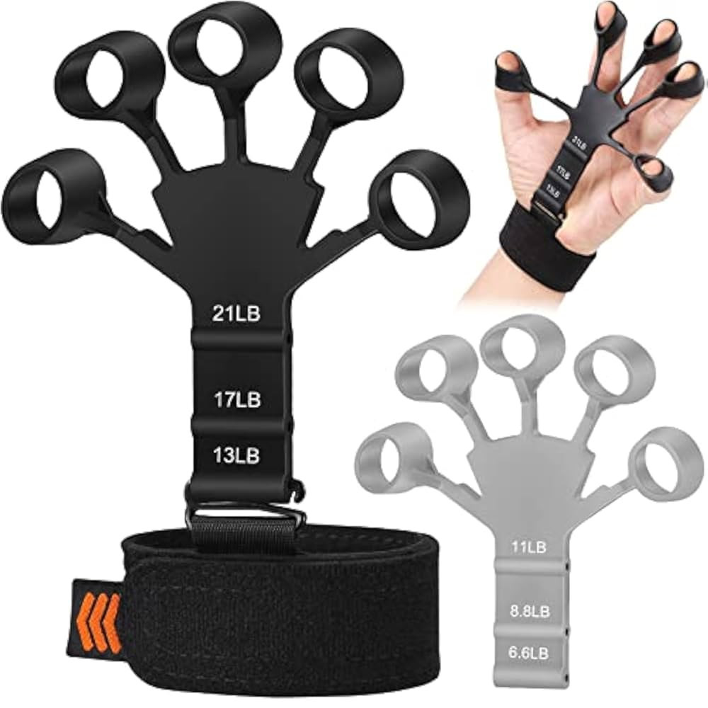 Finger Exerciser & Finger Stretcher – Adjustable Grip Strength Trainer