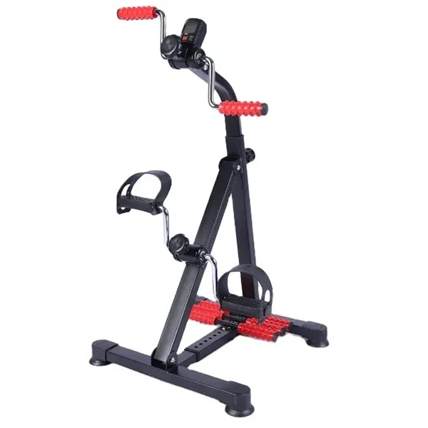 Multi-Pedal Exercise Bike- Arms & Legs Exerciser With Lower Massage Rollers