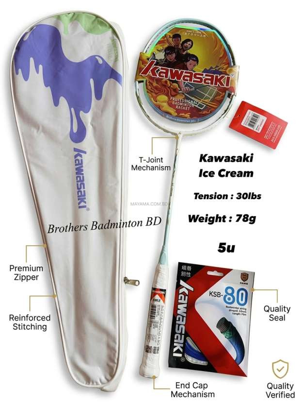 Kawasaki Ice Cream Badminton Racket