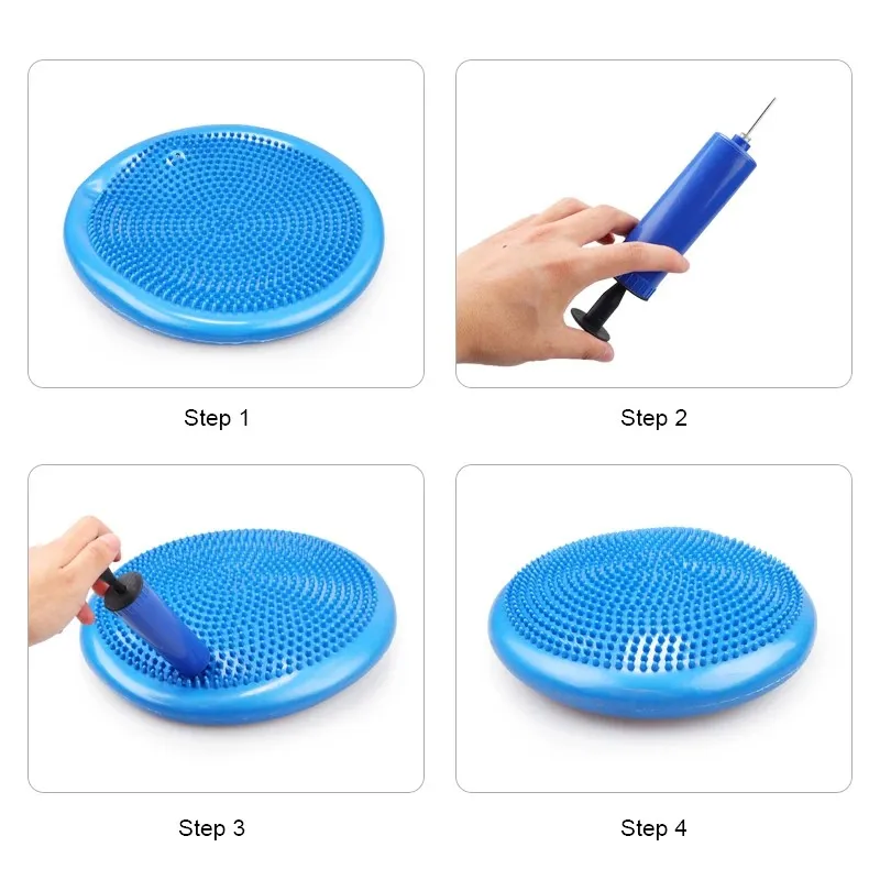 33 cm Inflatable Yoga Balance Massage Cushion
