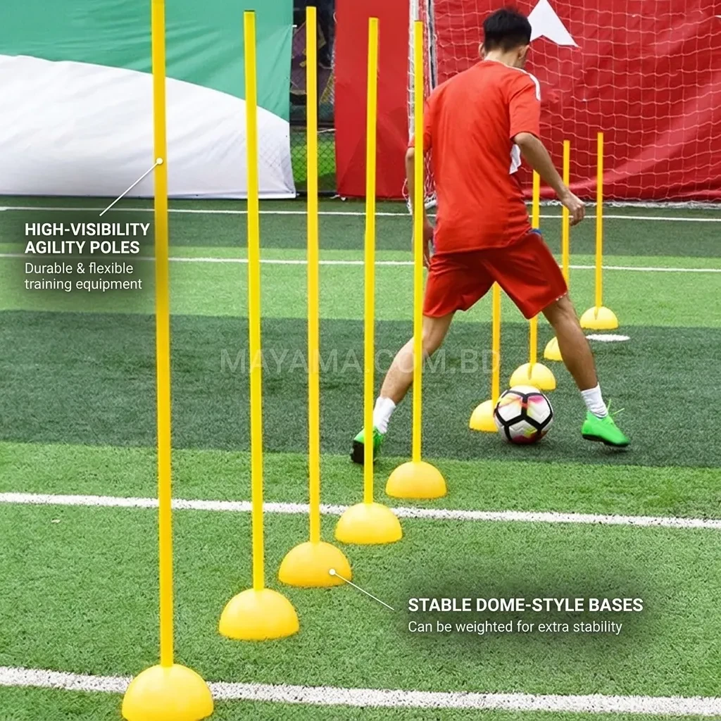 Football Agility Training Pole with Base