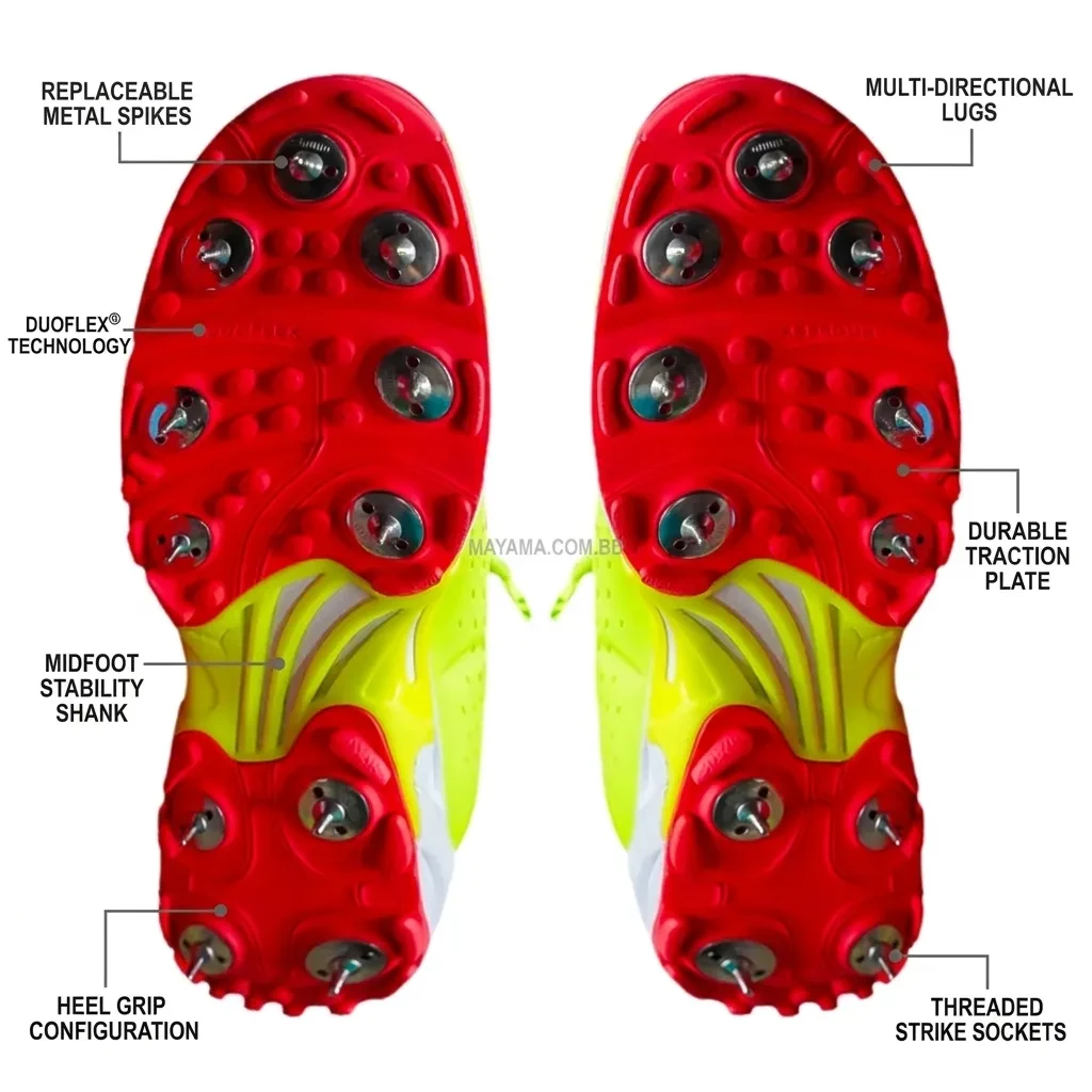 ক্রিকেট মেটাল স্পাইক বুট PUMA (Lemon)