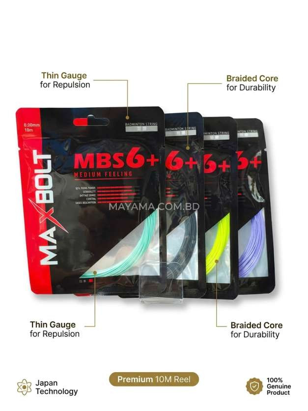 Maxbolt MBS 6+ Badminton String