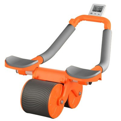 Automatic Rebound 2-in-1 Ab Roller with Elbow Support & Knee Mat