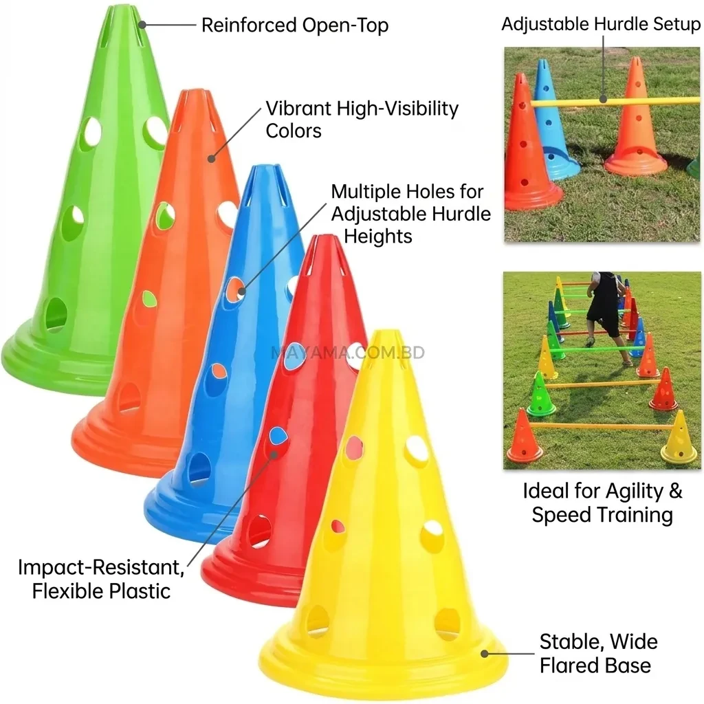 20 Inch Football Training Cone – 1 Pc | Mayama