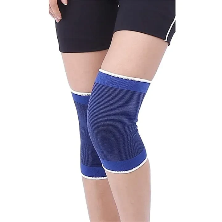 2pcs Knee Support Guard Pain Relief for Gym and Physical Activities  Knee Support, Guard, Braces -(Blue , Free size)