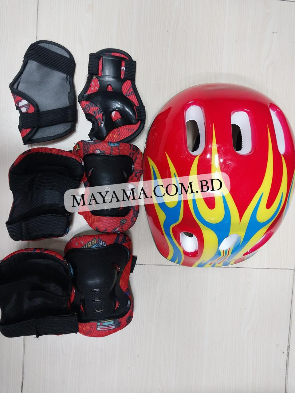 3-6 Years Kids Helmet & Protective Gear Set (7 Pcs) – Ultralight Cycling Set