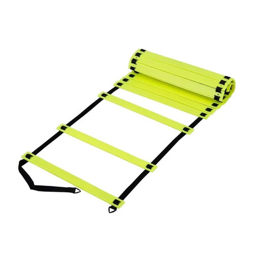 4 Meter Agility Ladder – 10 Rungs Speed Training Ladder (Yellow) + Carry Bag