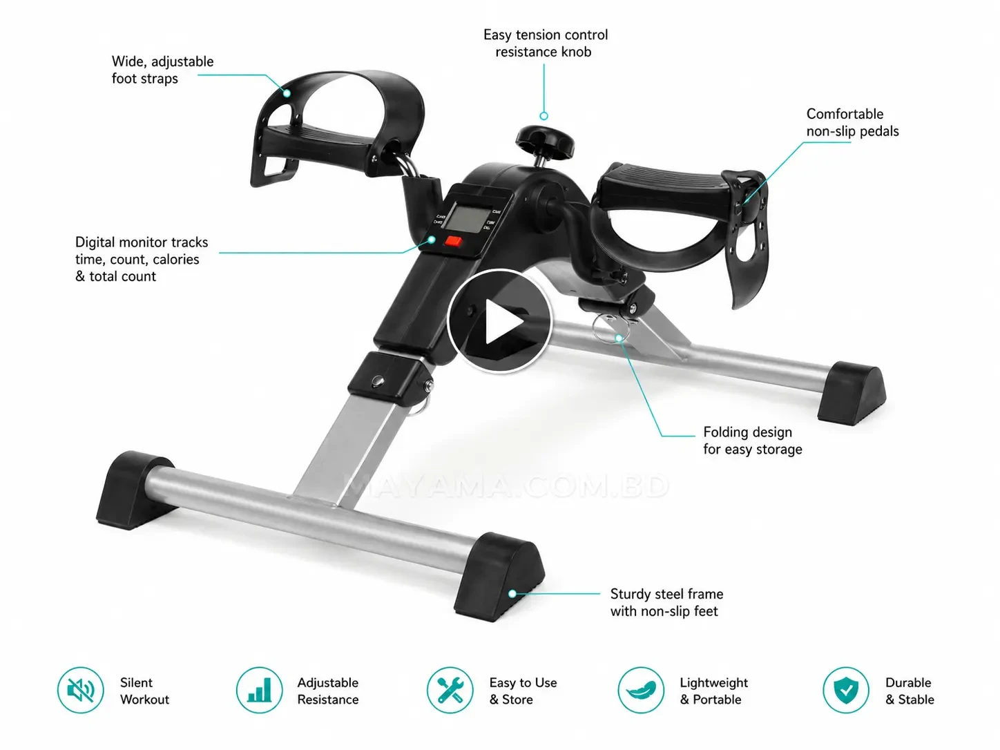 Mini Exercise Bike – Mayama.com.bd