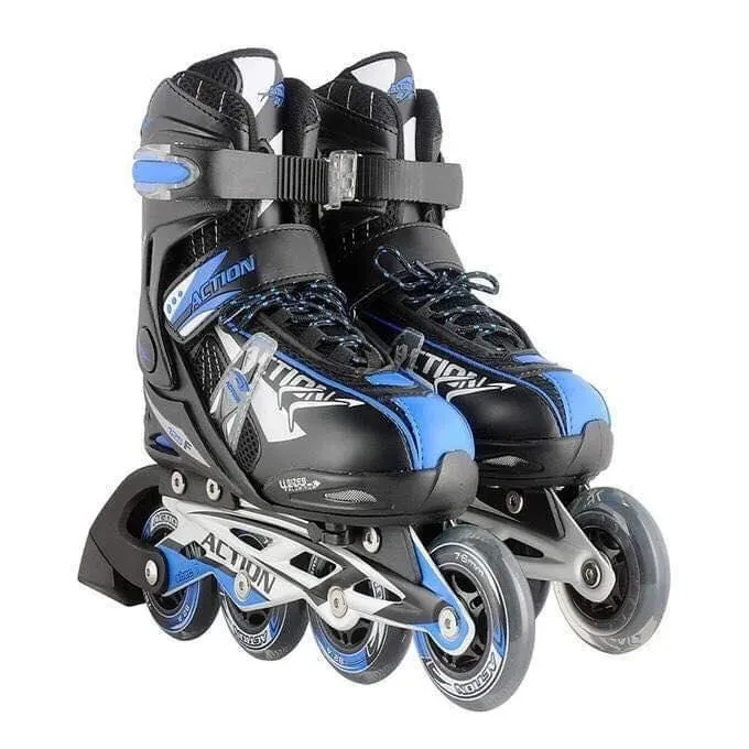 ACTION Inline Roller Skate Shoes – Aluminum Frame, Size L (40-43)