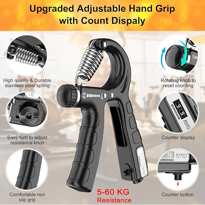Meter Hand Grip Strengthener  Adjustable (10-60kg)