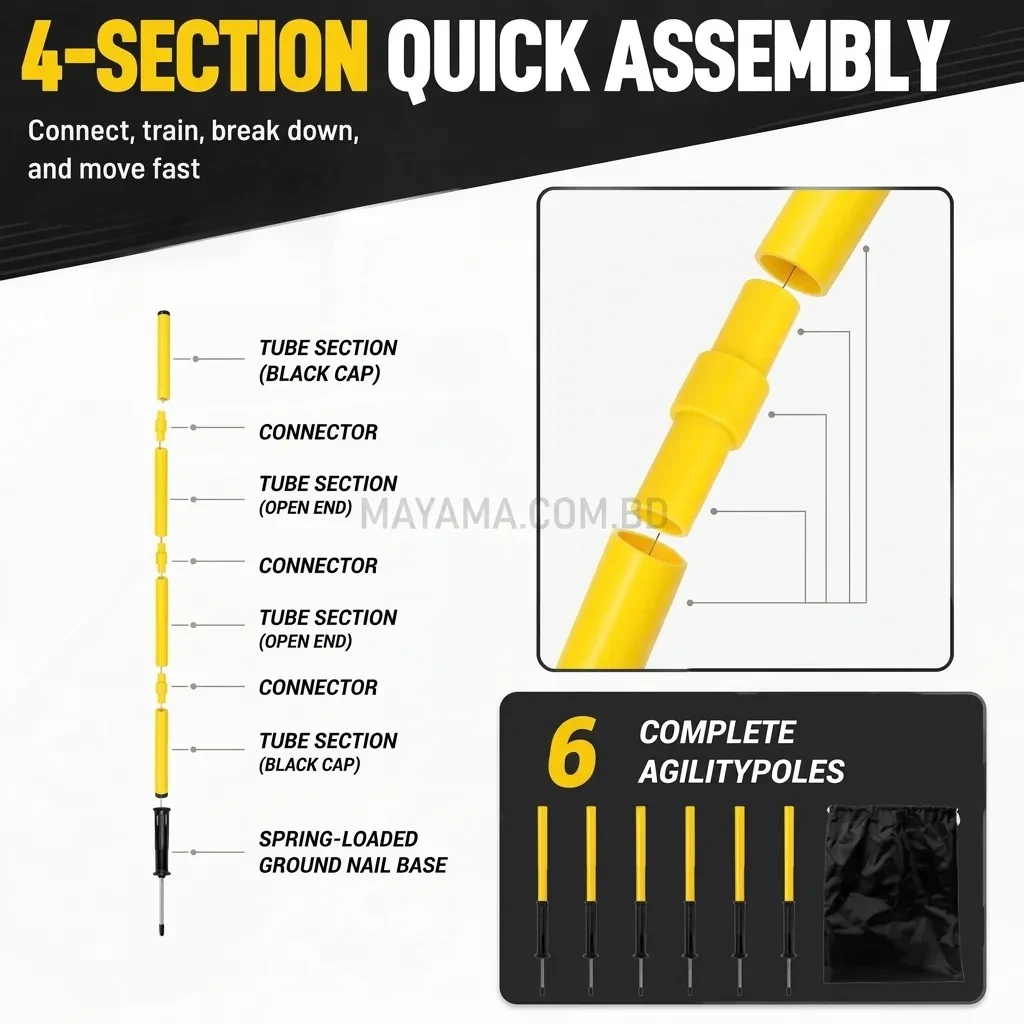 LOOM Detachable Portable Football Training Equipment
